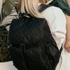 OIOI SIGNATURE NAPPY BACKPACK - BLACK DIAMOND QUILT