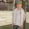 CINNAMON BABY POLO SHIRT - OLIVE