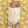 CINNAMON BABY MUSTARD HONOLULU SWADDLE