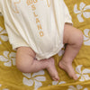 CINNAMON BABY BIG ISLAND T-SHIRT ROMPER - MUSTARD