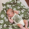 CINNAMON BABY OLIVE HONOLULU SWADDLE