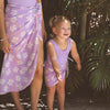 CINNAMON BABY LILAC SWIM ONE-PIECE