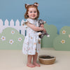 SNUGGLE HUNNY KITTENS SHORT SLEEVE DRESS