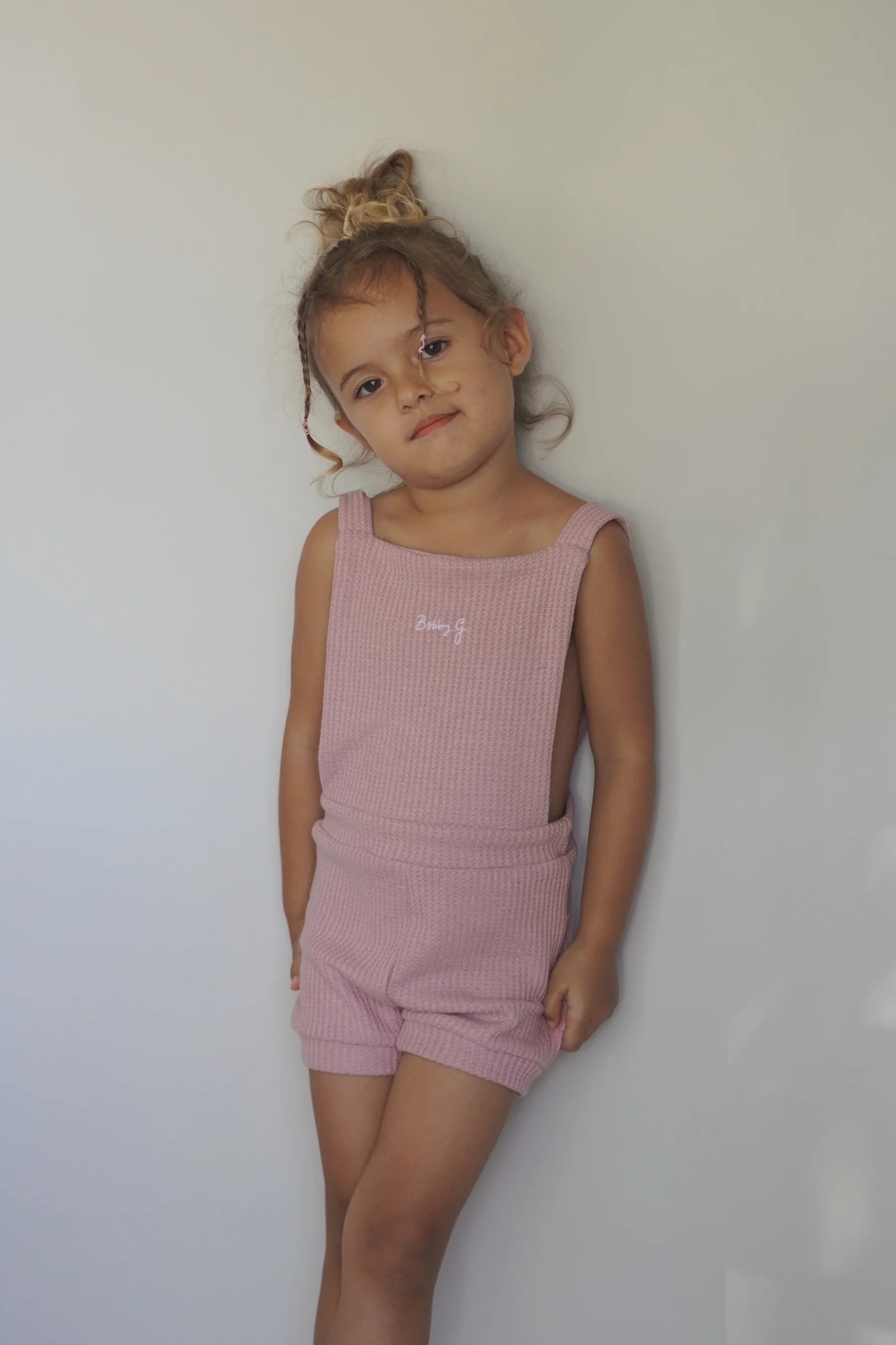 BOBBY G SUMMER ROMPER - DUSTY PINK