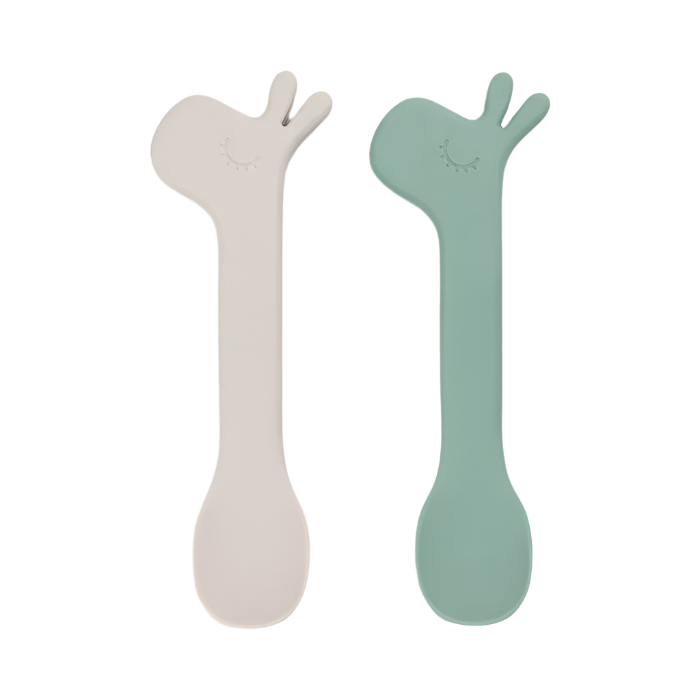 DONE BY DEER SILICONE SPOON 2-PACK LALEE