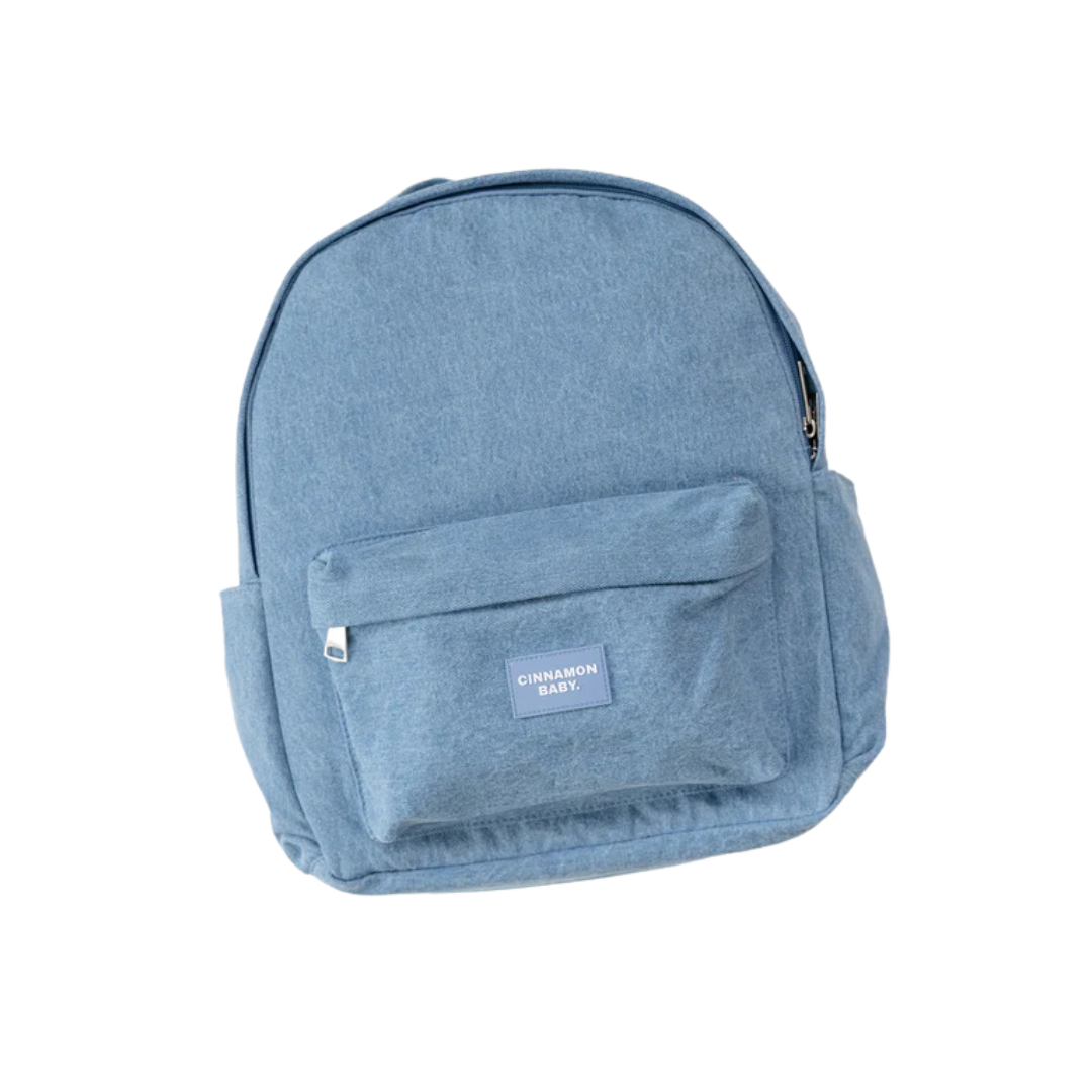 CINNAMON BABY DENIM BACKPACK