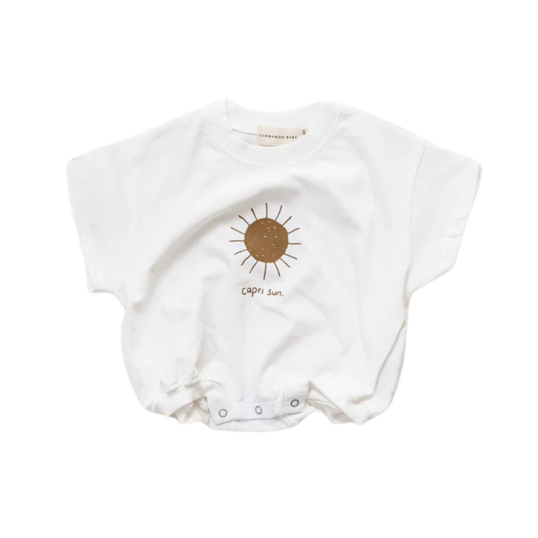 CINNAMON BABY CAPRI SUN T-SHIRT ROMPER