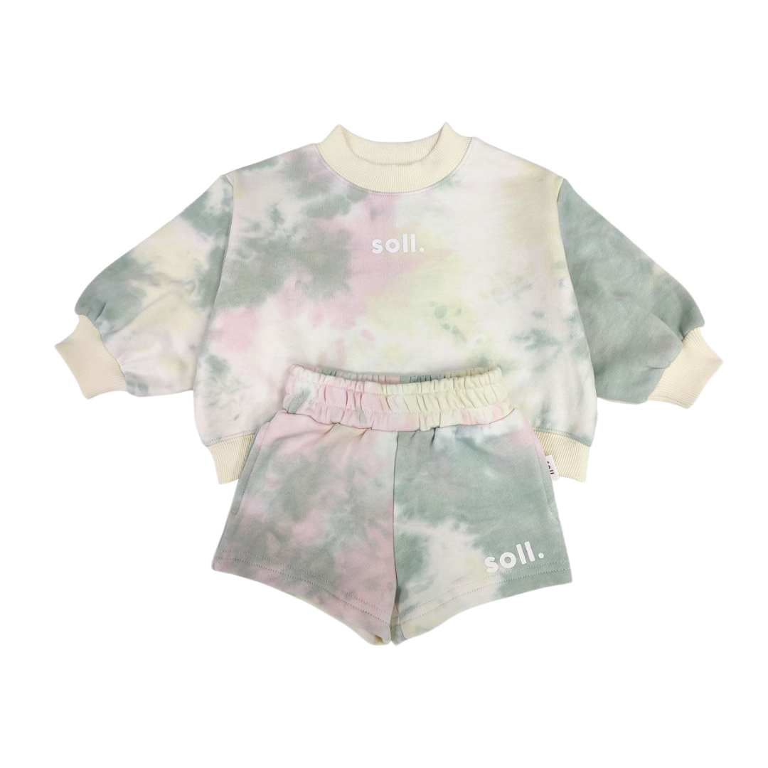 SOLL FRENCH TERRY SET - TYE DYE