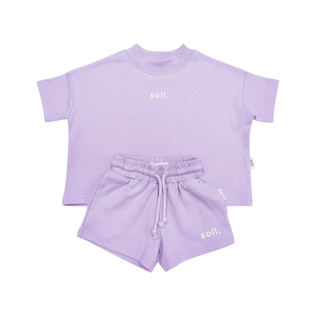 SOLL STRETCH COTTON SET - LILAC