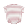 SOLL STRETCH COTTON STRIPE ROMPER - DUSTY PINK