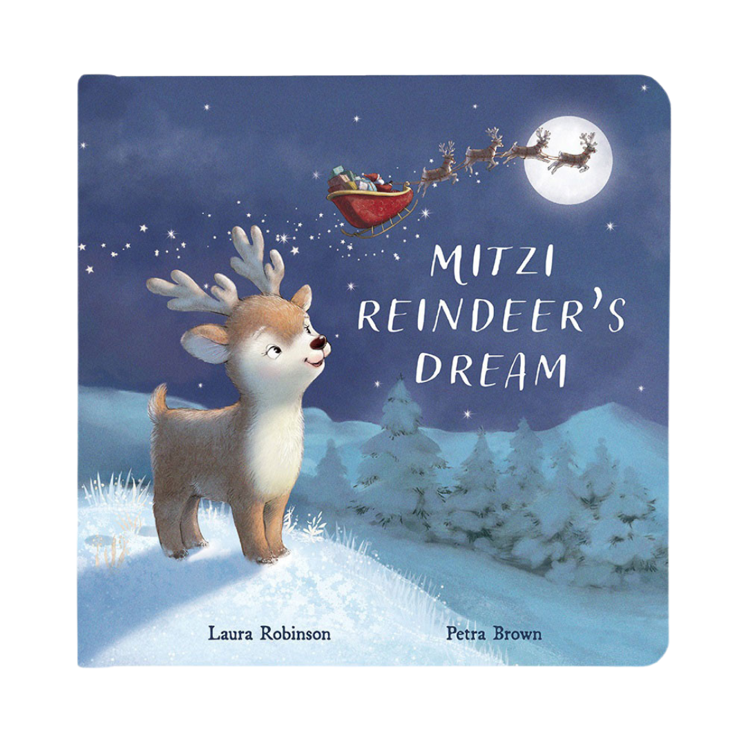 JELLYCAT A REINDEER’S DREAM BOOK (MITZI REINDEER)