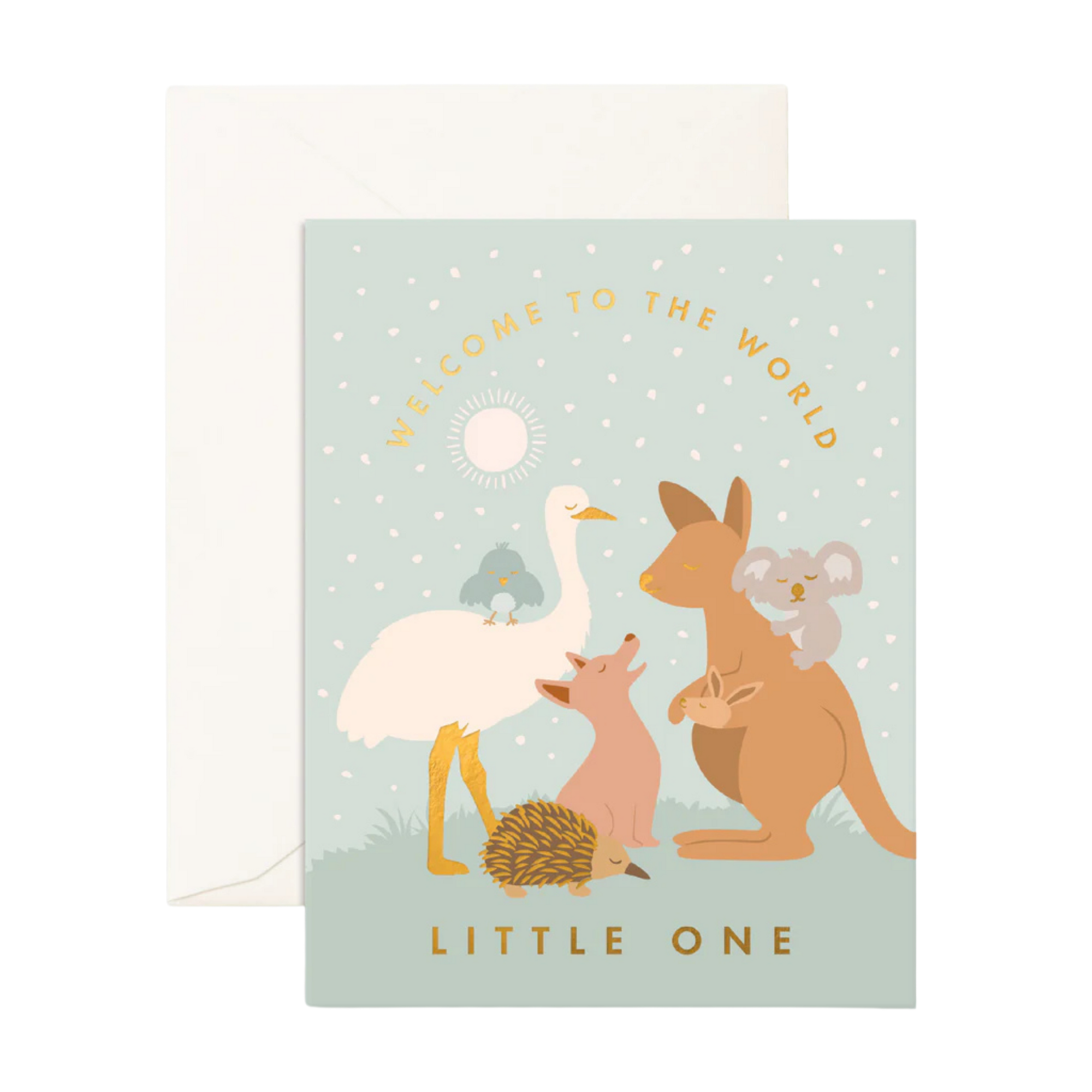 FOX & FALLOW LITTLE ONE OUTBACK GREETING CARD