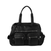 OIOI CARRY ALL NAPPY BAG - BLACK FAUX LEATHER