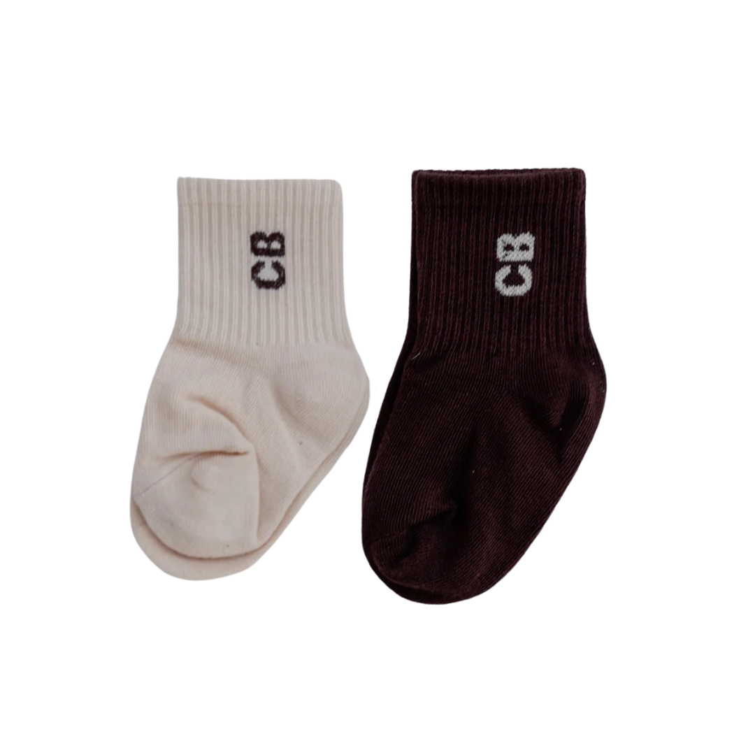 CINNAMON BABY 2PK CB SOCKS