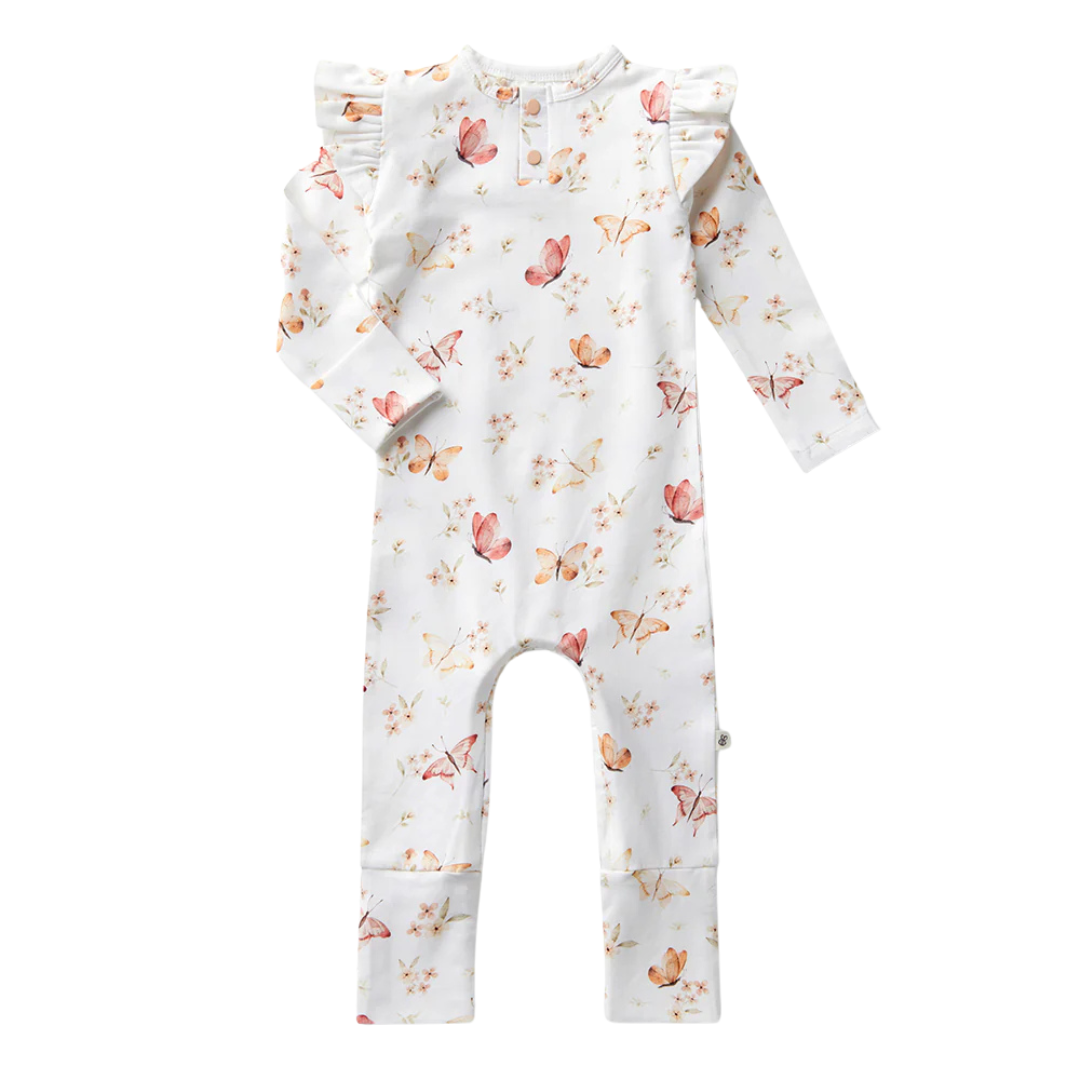 SNUGGLE HUNNY KIDS BUTTERFLY GROWSUIT