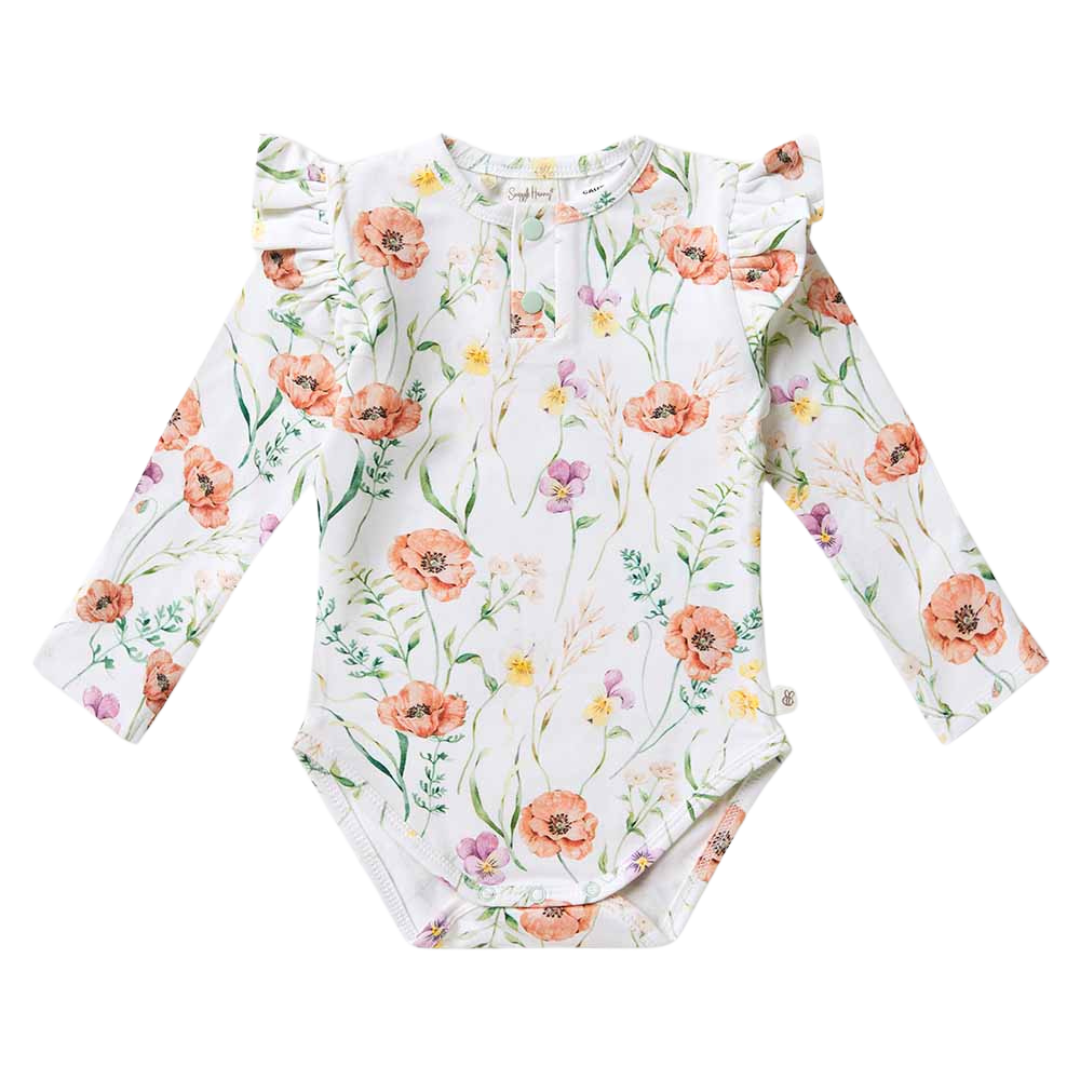 SNUGGLE HUNNY MEADOW LONG SLEEVE BODYSUIT