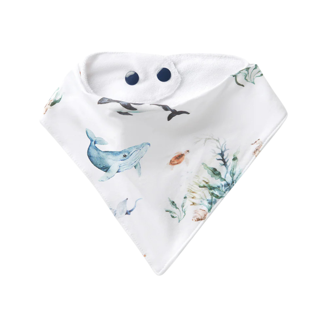 SNUGGLE HUNNY KIDS OCEAN DRIBBLE BIB