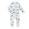 SNUGGLE HUNNY KIDS OCEAN SLEEPSUIT ZIP FOOTIE