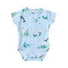 SNUGGLE HUNNY KIDS BLUE OCEAN SHORT SLEEVE BODYSUIT