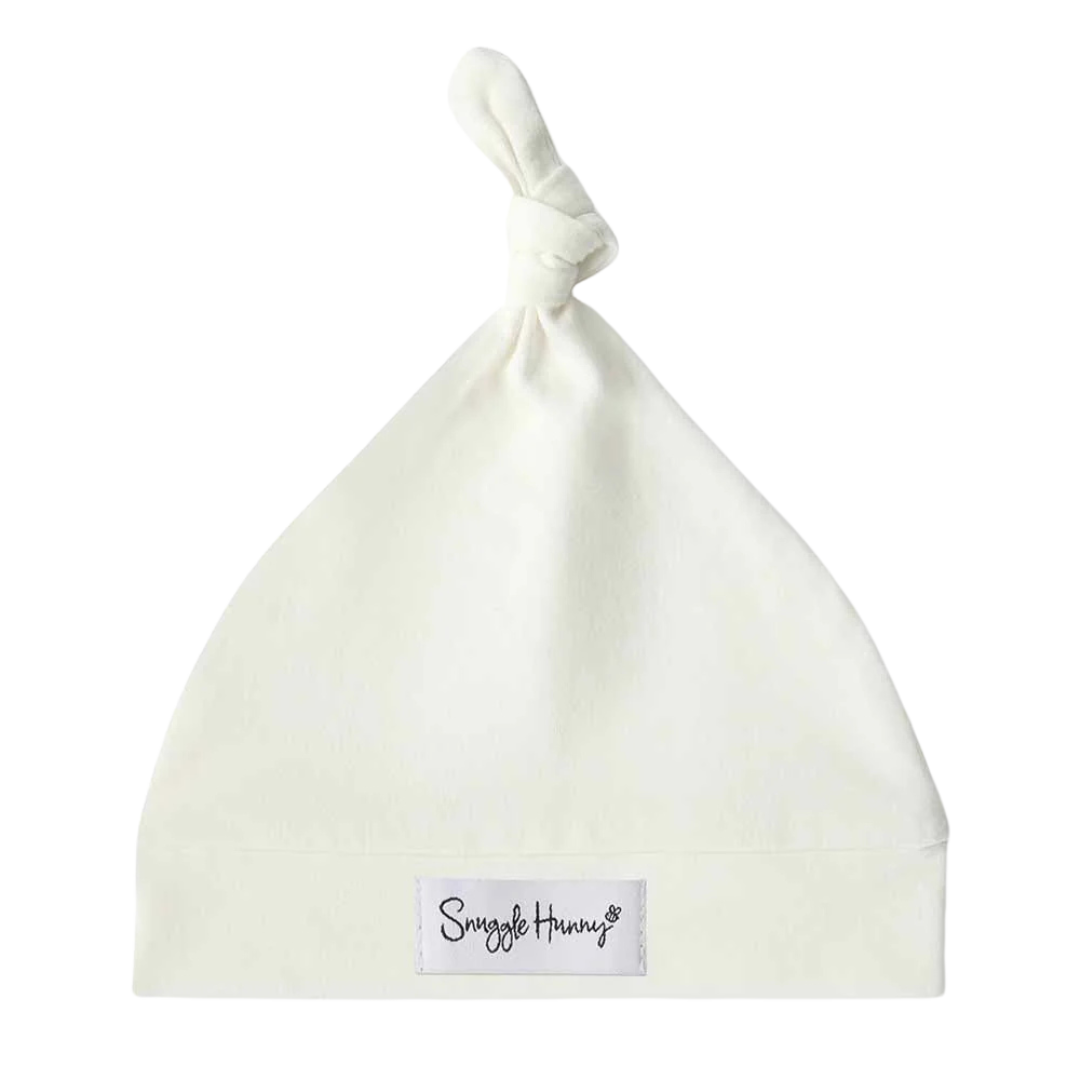 SNUGGLE HUNNY KIDS MILK KNOTTED BEANIE