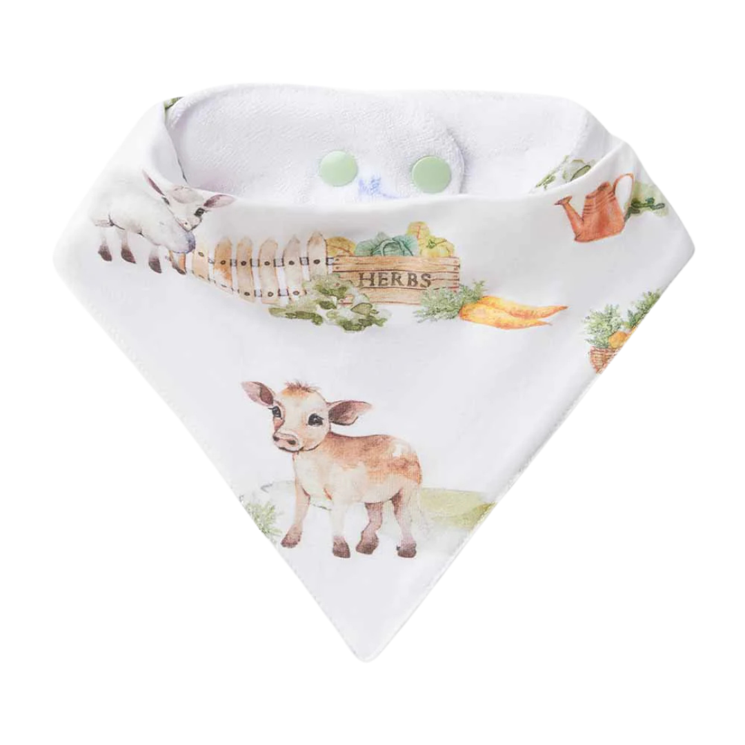 SNUGGLE HUNNY FARM DRIBBLE BIB