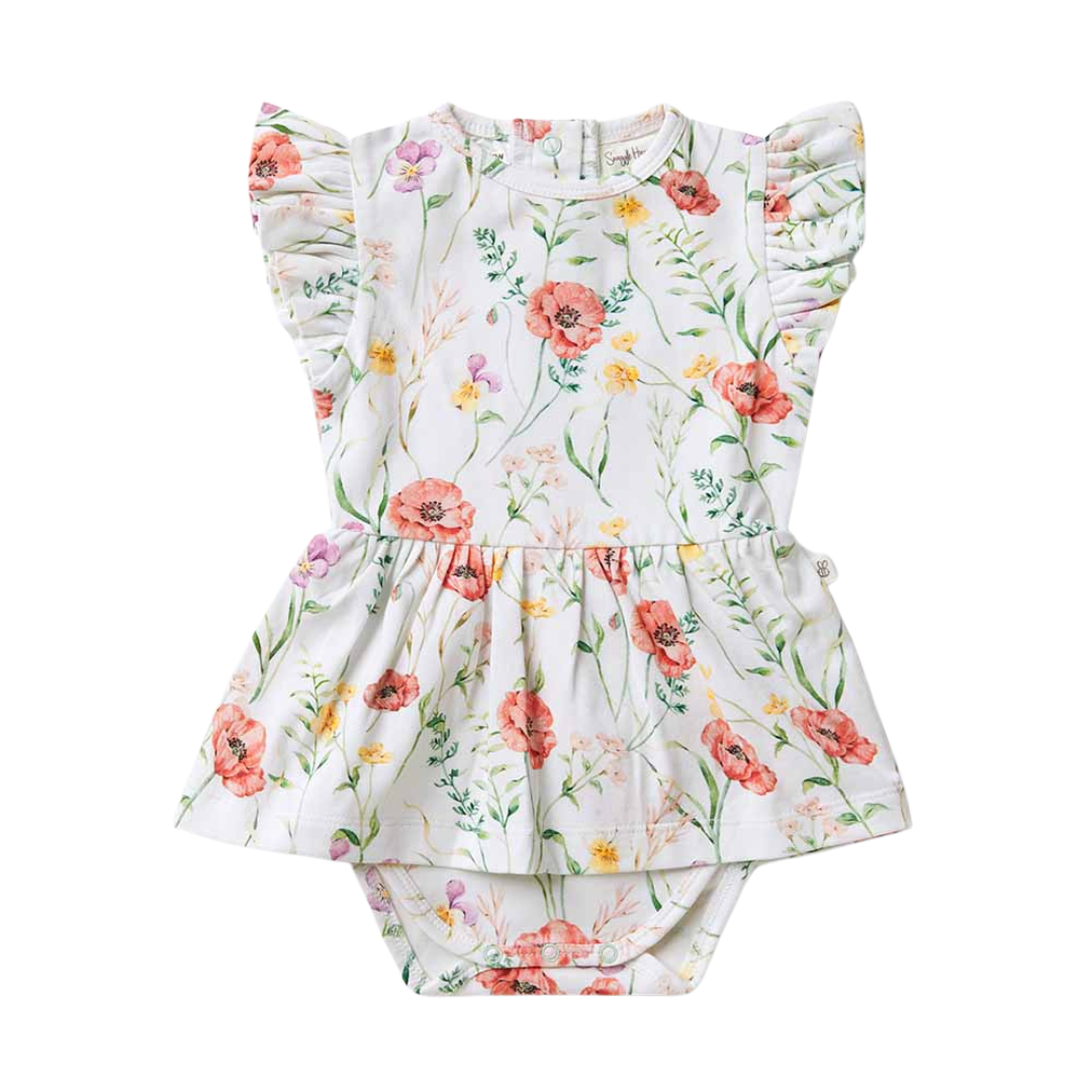 SNUGGLE HUNNY MEADOW ORGANIC DRESS