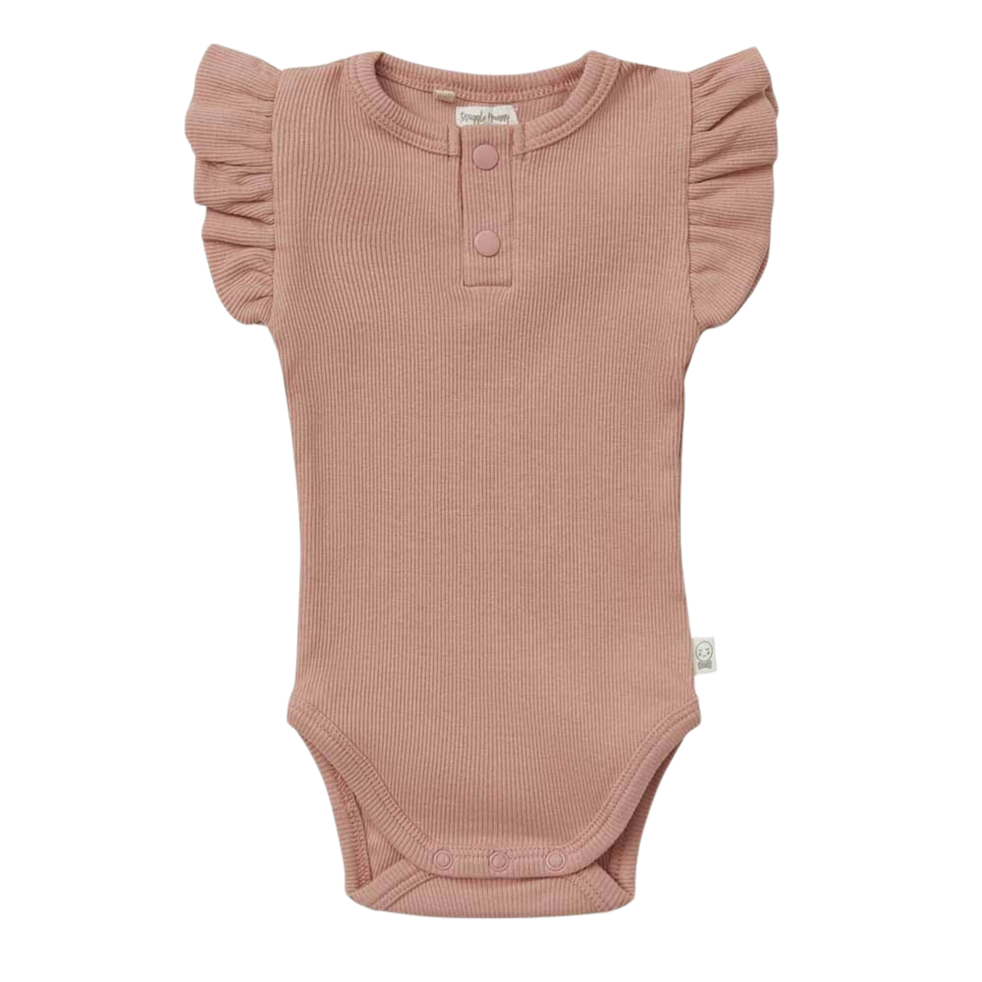 SNUGGLE HUNNY KIDS ROSE SHORT SLEEVE BODYSUIT