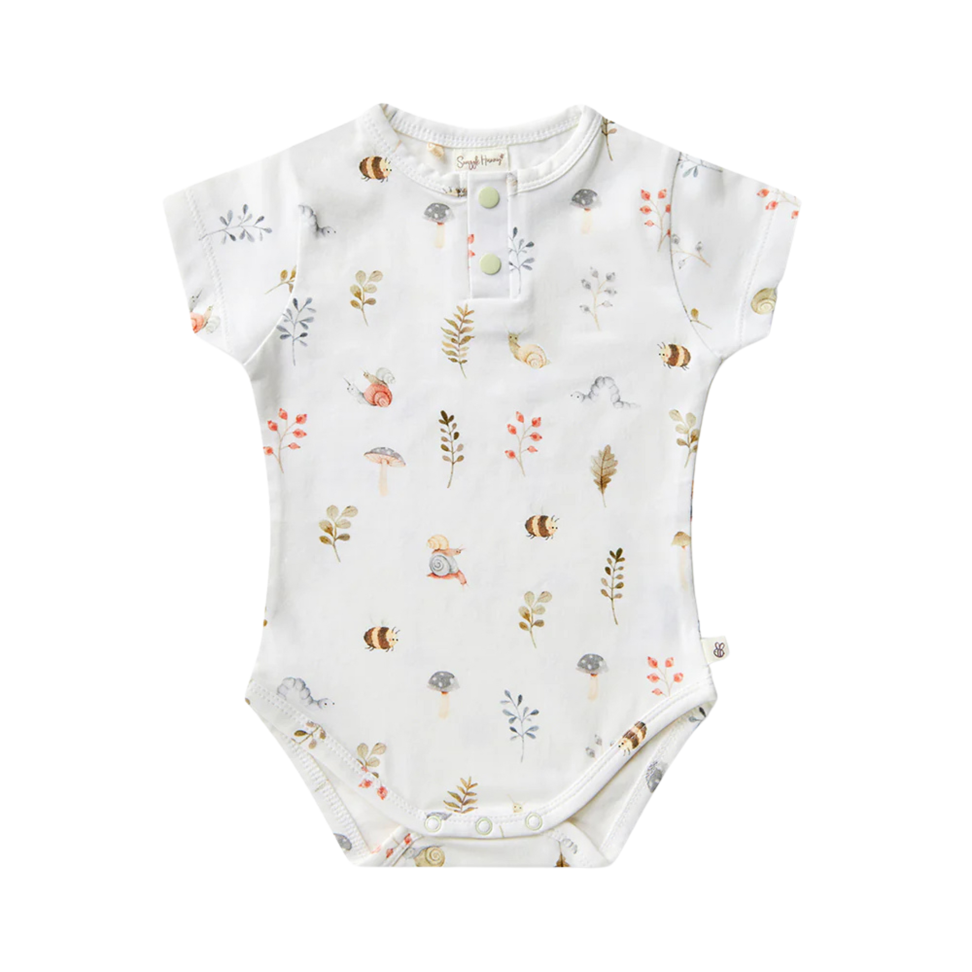 SNUGGLE HUNNY GARDEN FRIENDS SHORT SLEEVE BODYSUIT