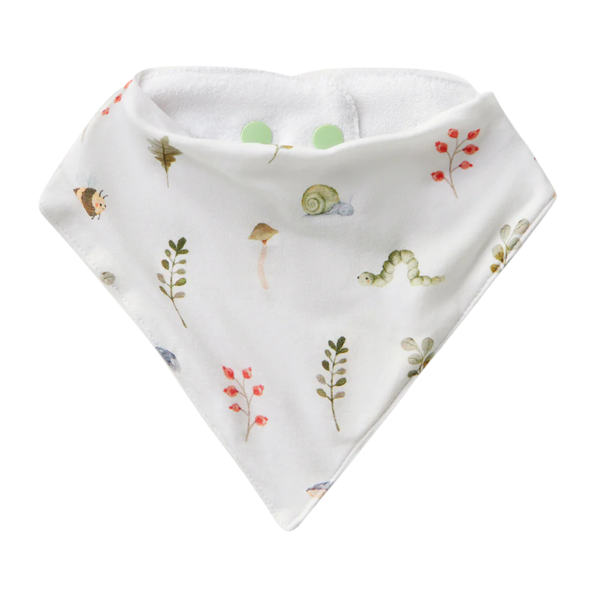 SNUGGLE HUNNY KIDS GARDEN FRIENDS DRIBBLE BIB