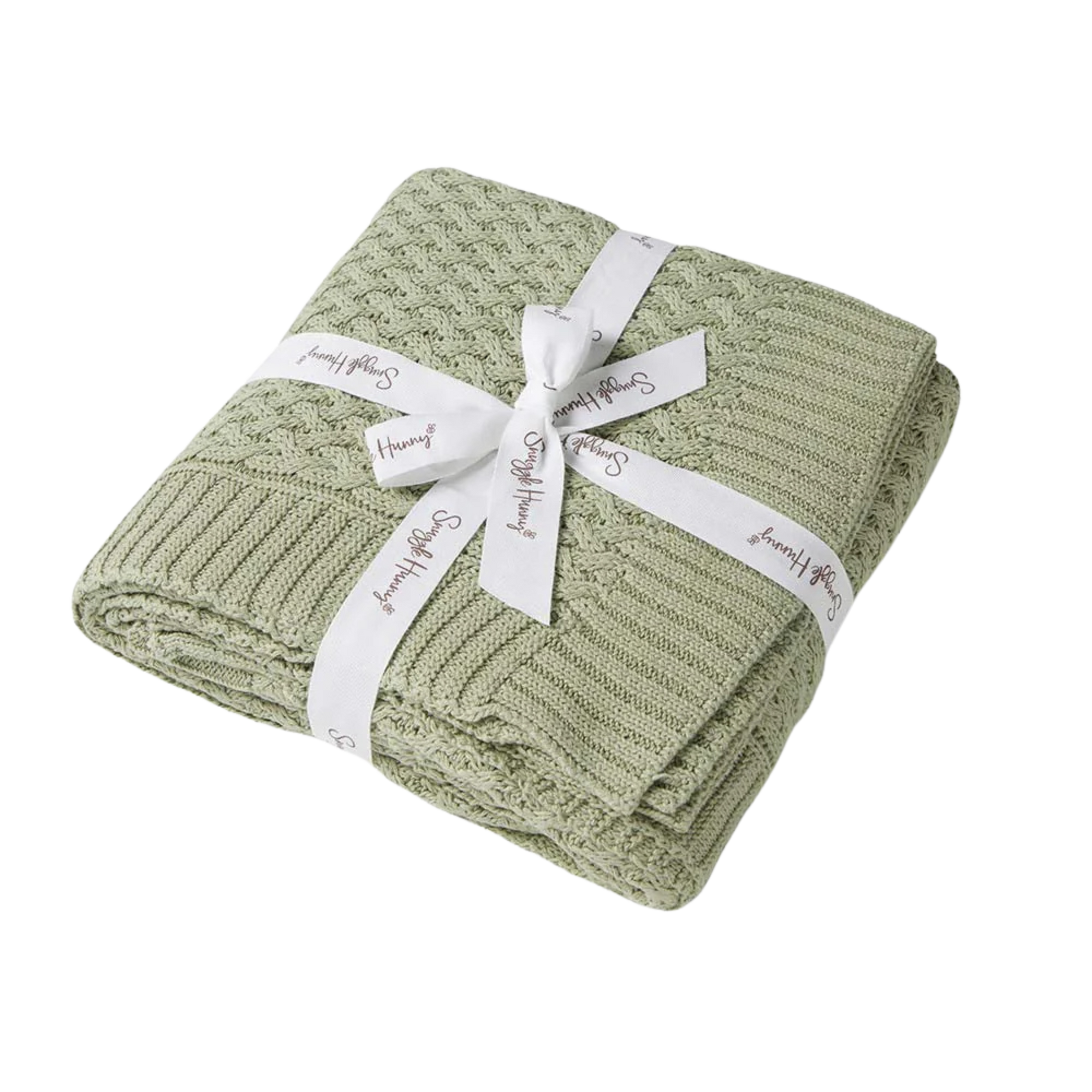 SNUGGLE HUNNY KIDS DIAMOND KNIT BABY BLANKET - DEWKIST