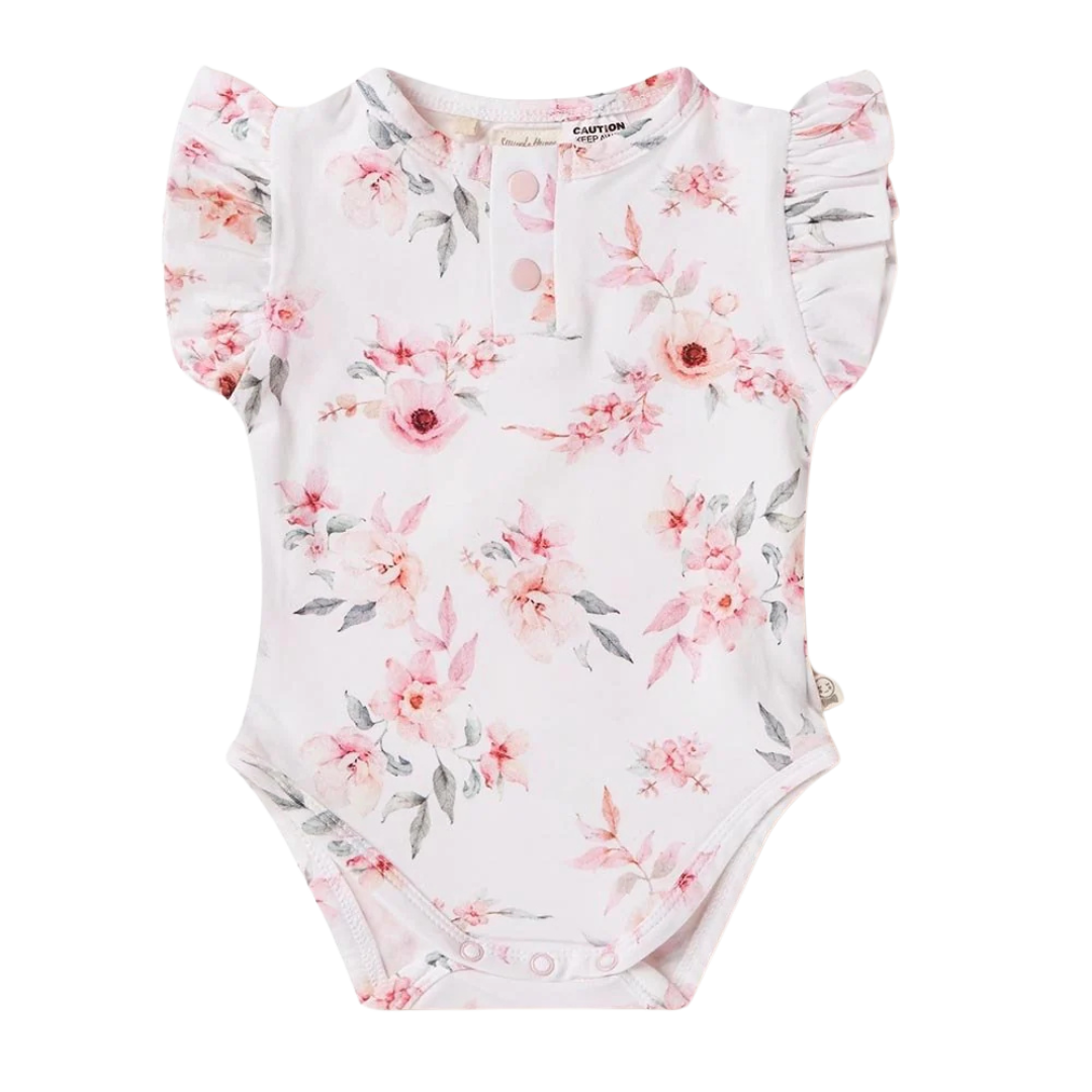 SNUGGLE HUNNY KIDS CAMILLE SHORT SLEEVE BODYSUIT