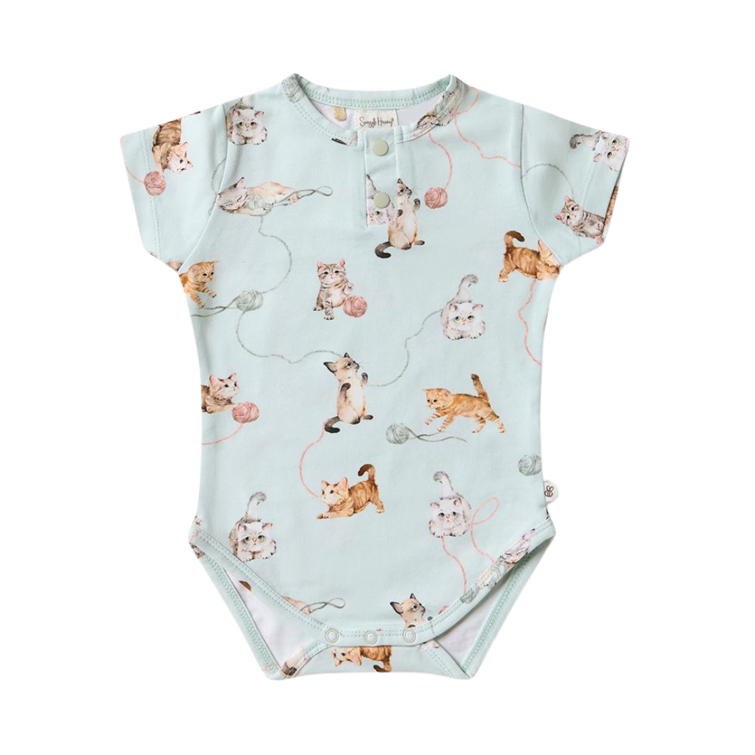 SNUGGLE HUNNY KITTENS SHORT SLEEVE BODYSUIT