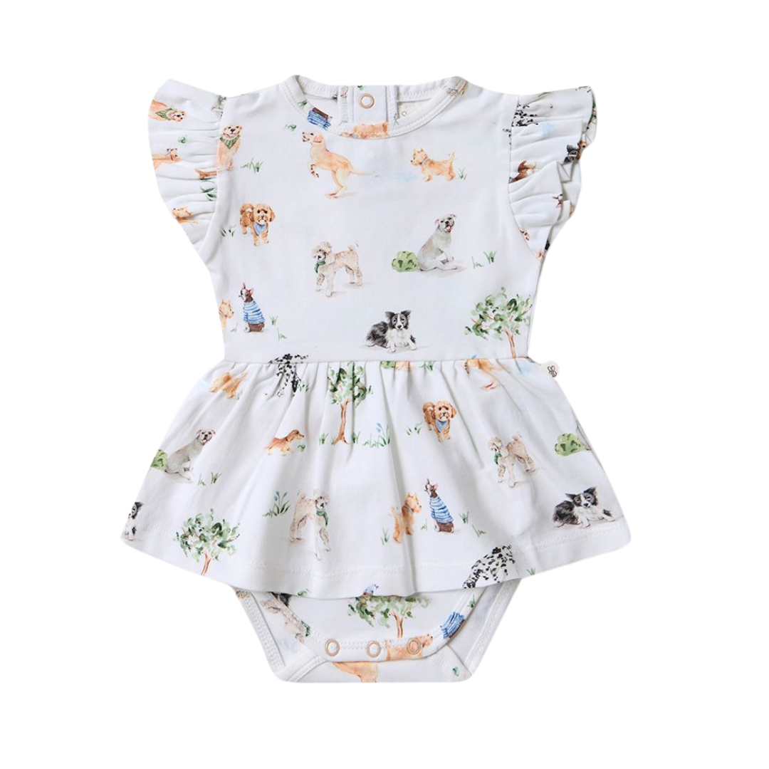 SNUGGLE HUNNY DOG PARK SHORT SLEEVE DRESS