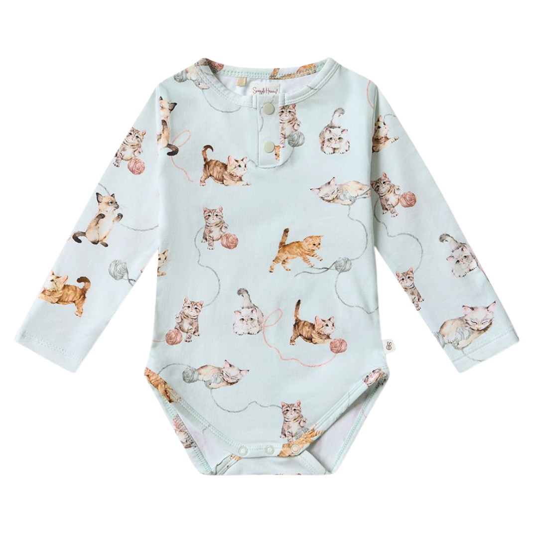 SNUGGLE HUNNY KITTENS LONG SLEEVE BODYSUIT