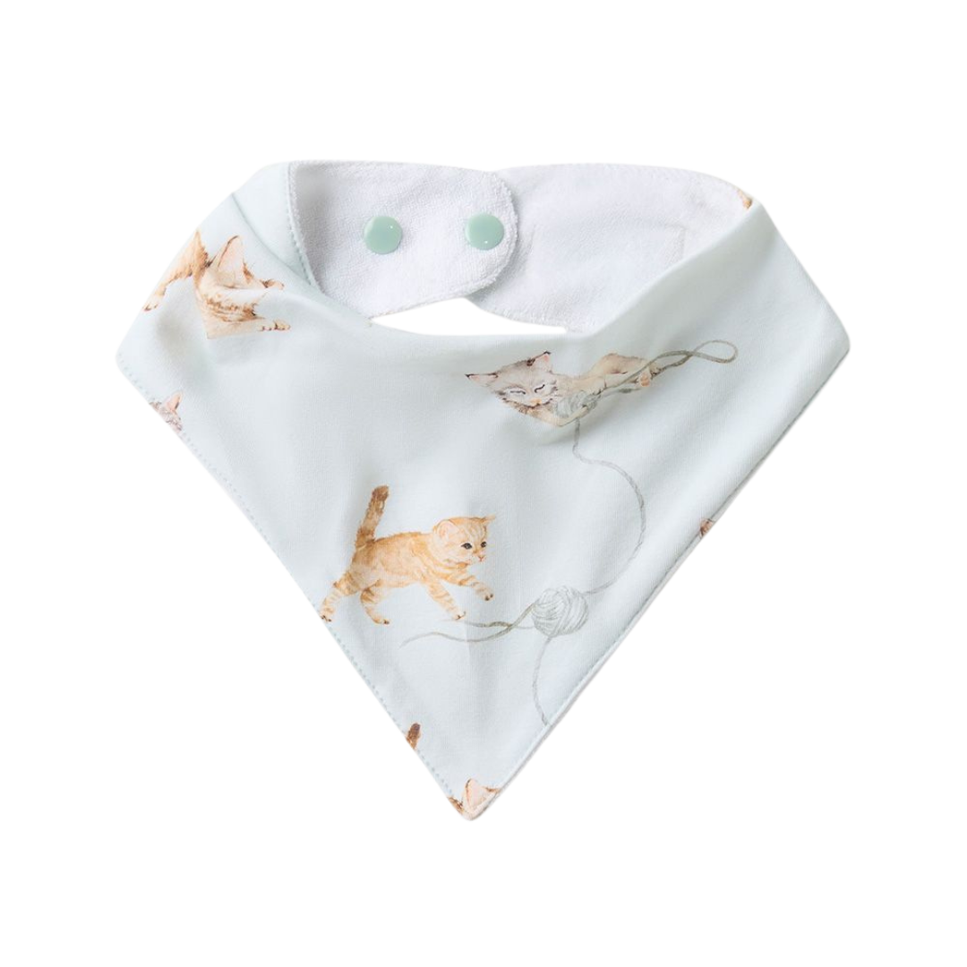 SNUGGLE HUNNY KITTENS DRIBBLE BIB