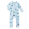 SNUGGLE HUNNY KIDS SNUGGLESUIT CONVERTIBLE ROMPER BLUE OCEAN