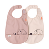 DONE BY DEER BIB WITH VELCRO 2 PACK DEER FRIENDS