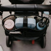 OIOI PRAM CADDY - BLACK FAUX LEATHER