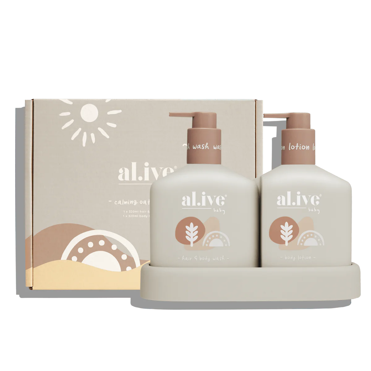 AL.IVE BABY HAIR & BODY DUO  - CALMING OATMEAL