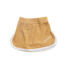 CINNAMON BABY TERRY SKIRT - MUSTARD