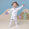 SNUGGLE HUNNY KIDS OCEAN SLEEPSUIT ZIP FOOTIE