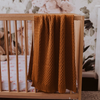 SNUGGLE HUNNY KIDS DIAMOND KNIT BABY BLANKET - BRONZE