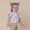 SNUGGLE HUNNY MEADOW SHORT SLEEVE BODYSUIT WITH FRILL