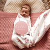 SNUGGLE HUNNY KIDS DIAMOND KNIT BABY BLANKET | ROSA