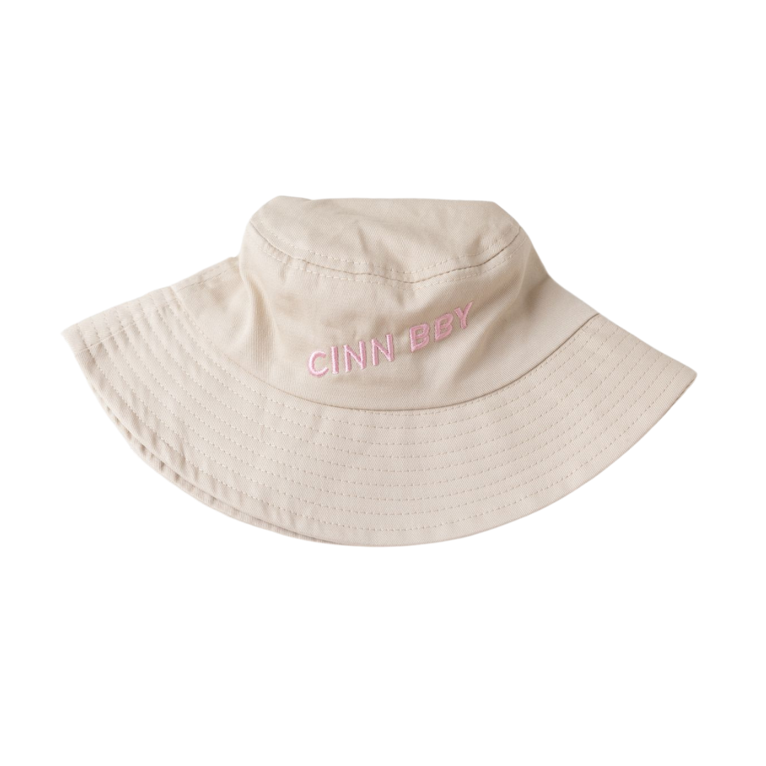 CINNAMON BABY CINN BABY BUCKET HAT - PINK