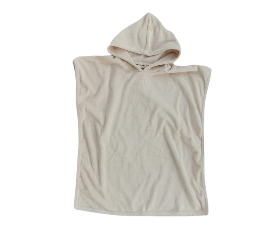 CINNAMON BABY HOODED TOWEL BEIGE