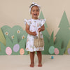 SNUGGLE HUNNY KIDS EASTER BUNNIES SHORT SLEEVE DRESS