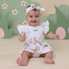 SNUGGLE HUNNY KIDS EASTER BUNNIES SHORT SLEEVE DRESS